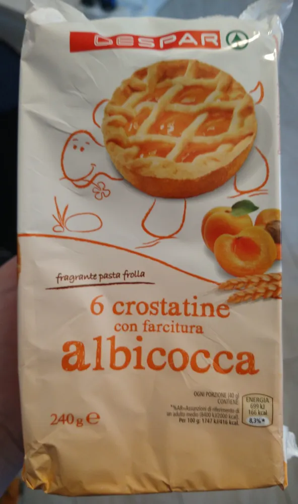 Crostatine all'albicocca