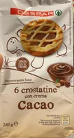 Crostatine con crema al Cacao