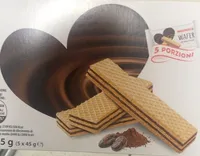 Wafer con crema al cacao