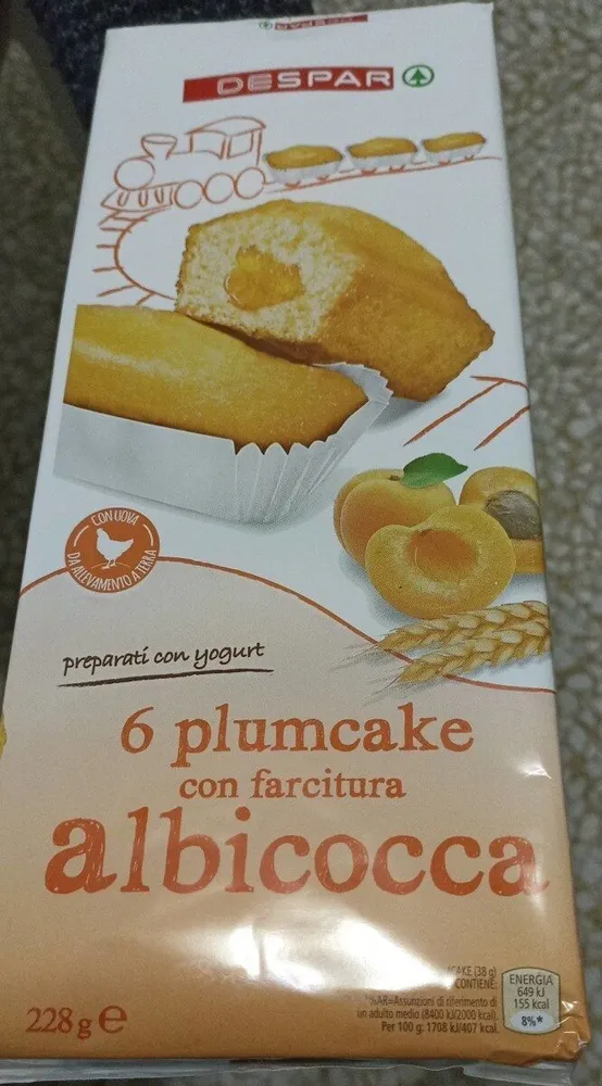 Plumcake con farcitura albicocca