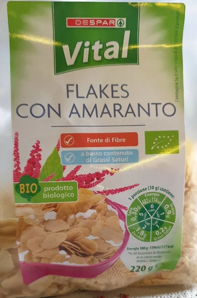 Flakes con amaranto