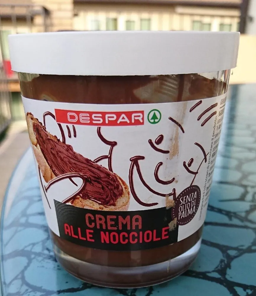 Crème aux noisettes