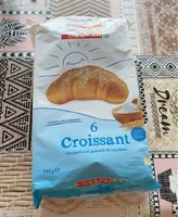 6 Croissant ricoperti con granelli di zucchero