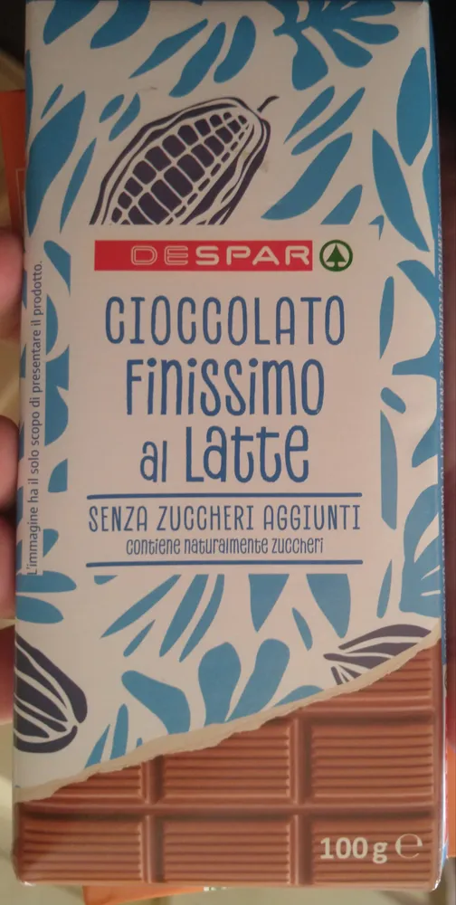 Finissimo cioccolato al latte