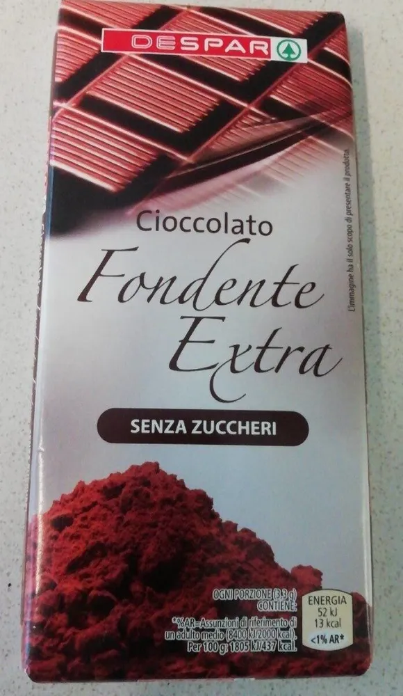 Cioccolato fondente extra