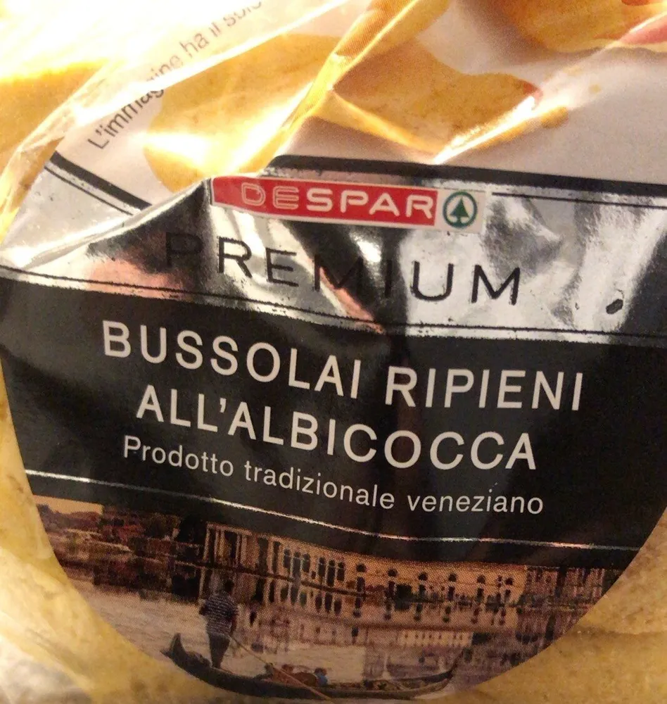Bussolai ripieni all’albicocca