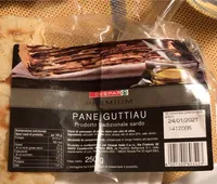 Pane Guttiau prodotto sardo