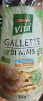 Gallette di mais biologiche