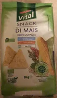 Snack di mais con quinoa