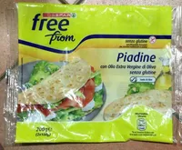piadine con olio extra vergine di oliva senza glutine
