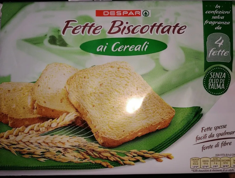 Fette biscottate ai cereali