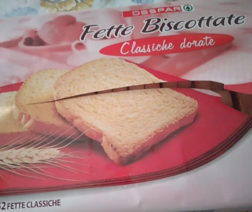Fette biscottate classiche dorate