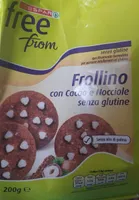 Frollino con cacao e nocciole senza glutine