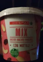 MIX - arachidi anacardi mandorle - con mirtilli