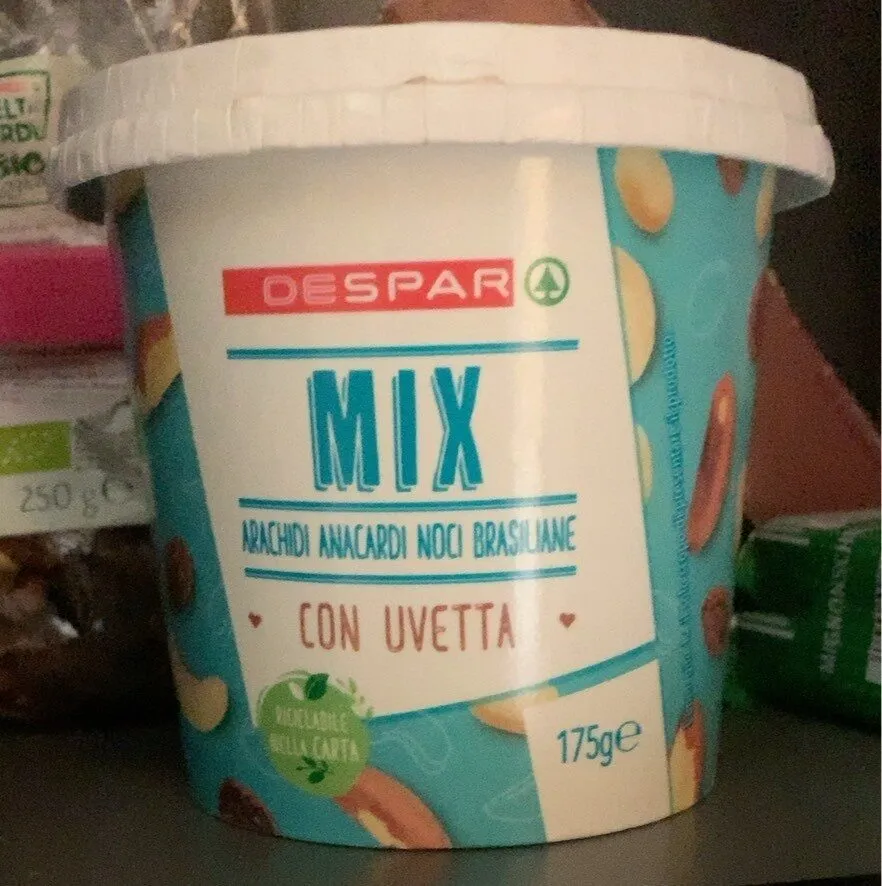 Mix arachidi anacardi noci brasiliane