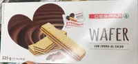 Wafer con crema al cacao