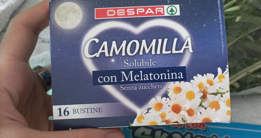 camomilla solubile con Melatonina