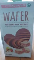 Wafer con crema alla nocciola