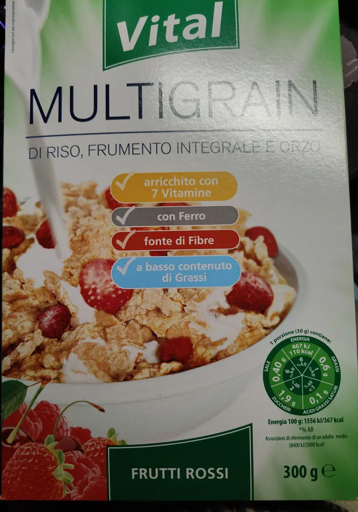 Multigrain di Riso, Frumento integrale e Orzo