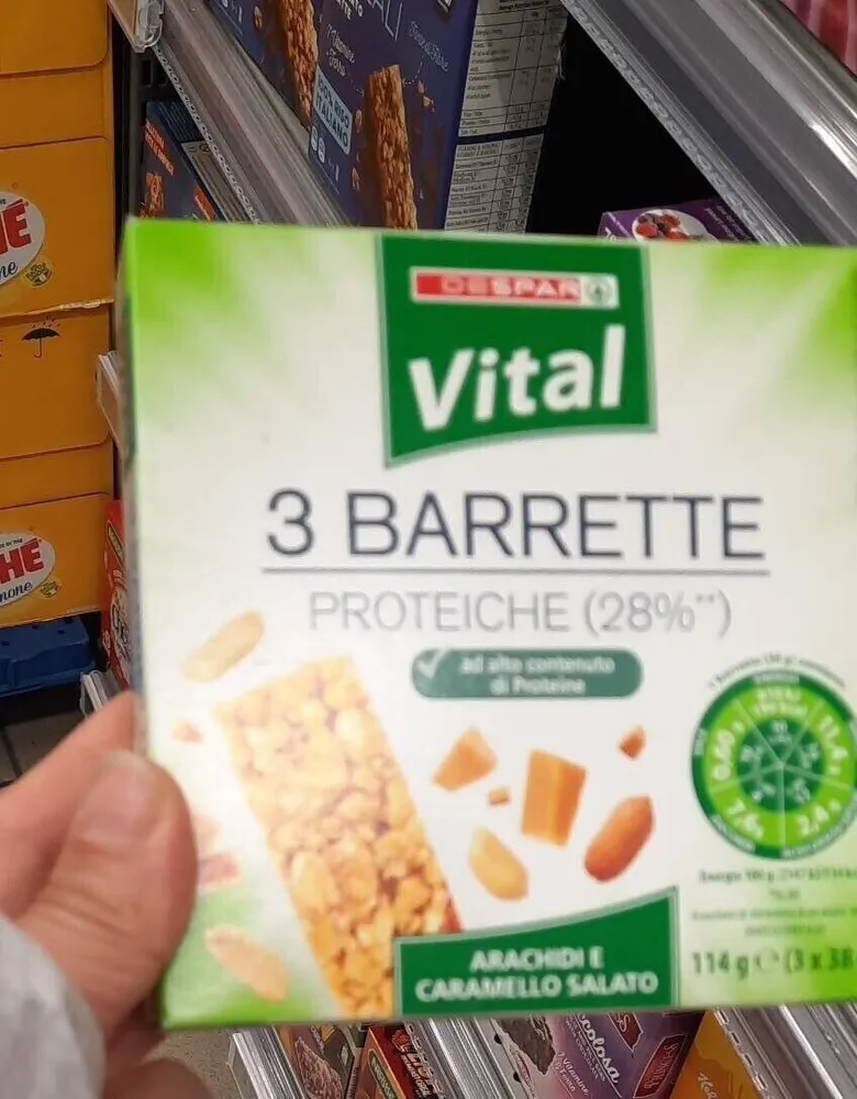 Barrette proteiche vital despar