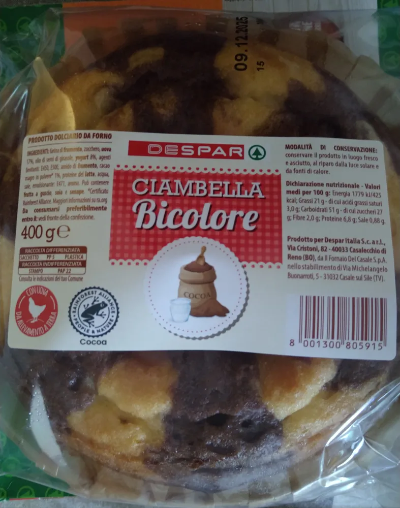 Ciambella bicolore