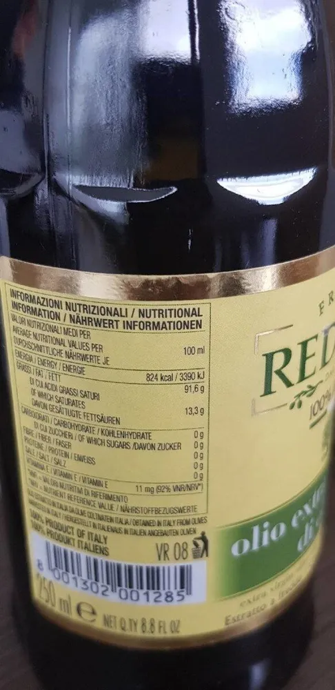 Redoro Extra-virgin Olive Oil - 0.25Litre