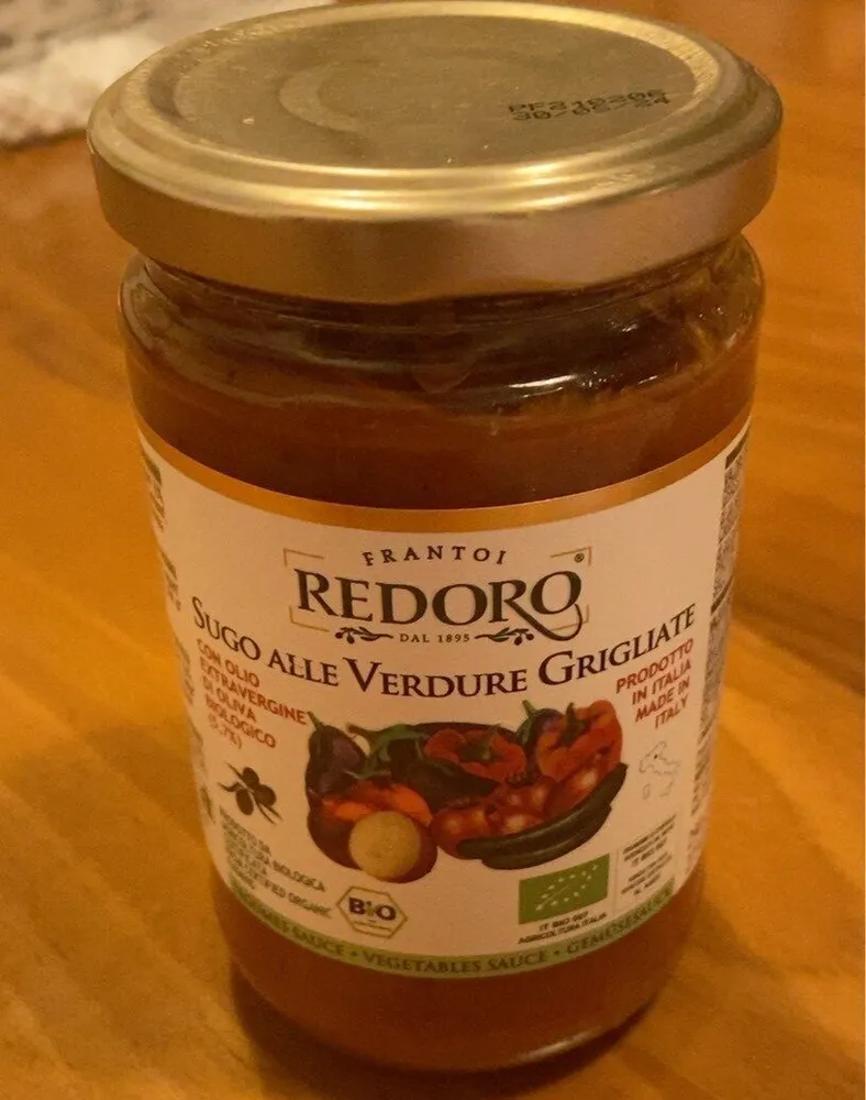sugo alle verdure grigliate