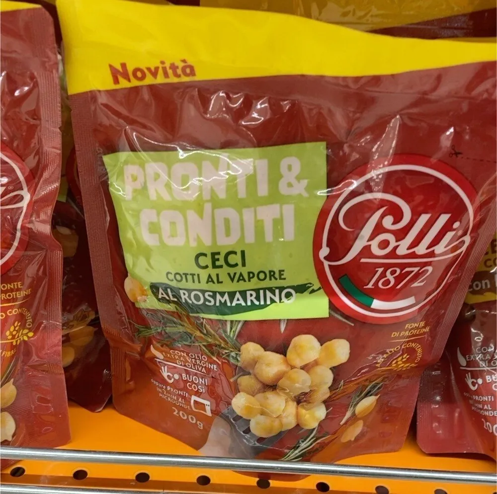 Ceci cotti al vapore