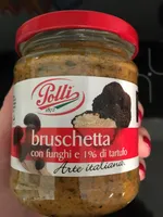 Bruschetta con funghi e 1% di tartufo