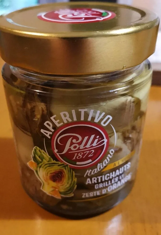 Artichauts grillés et zestes d'orange