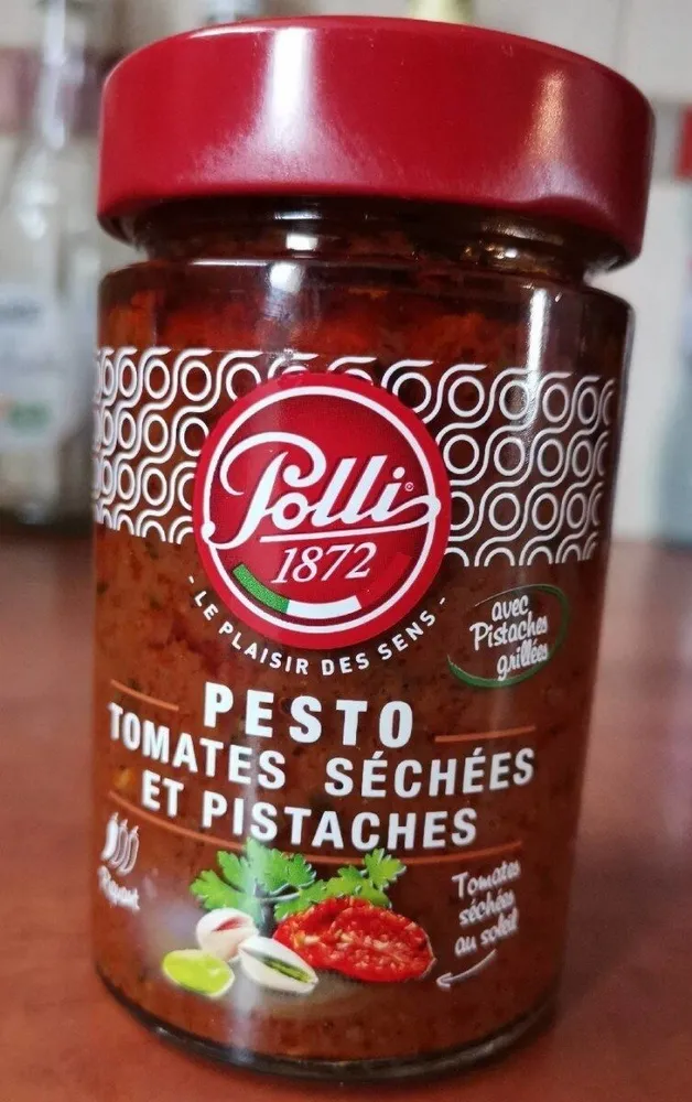 Pesto tomates séchées et pistaches