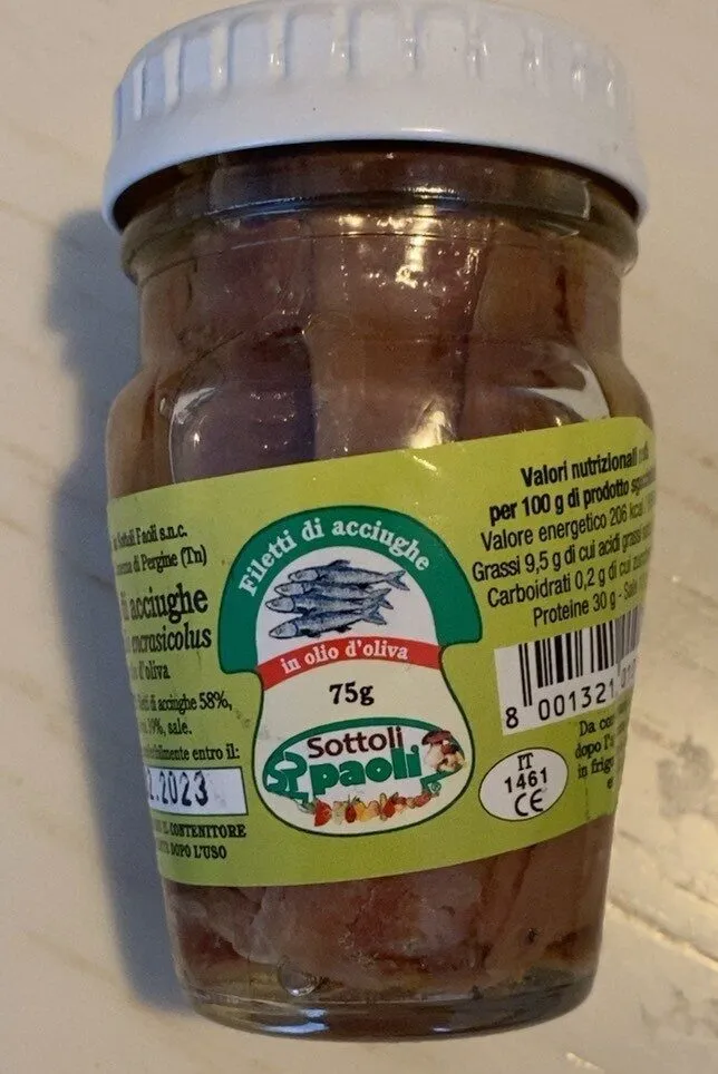 Filetti di acciughe