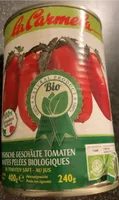 Tomates pelés biologique