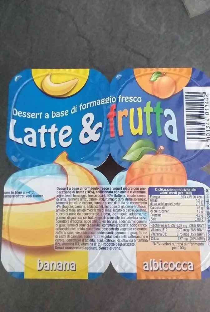 Formaggio alla frutta 6x50