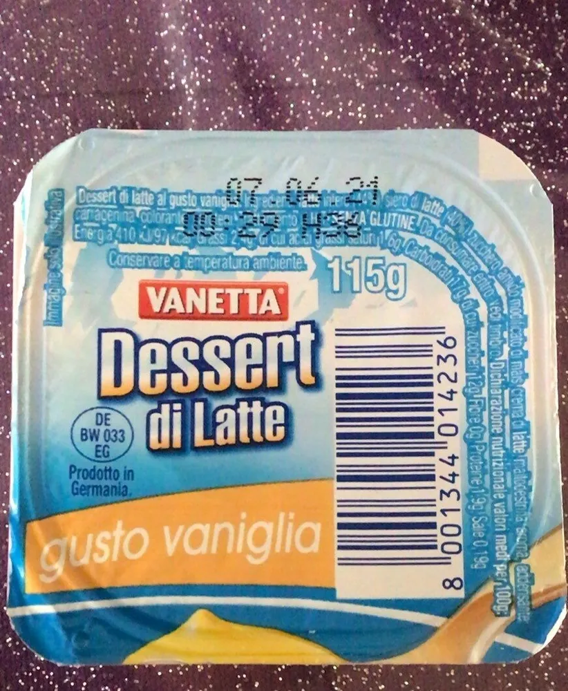 Dessert al latte