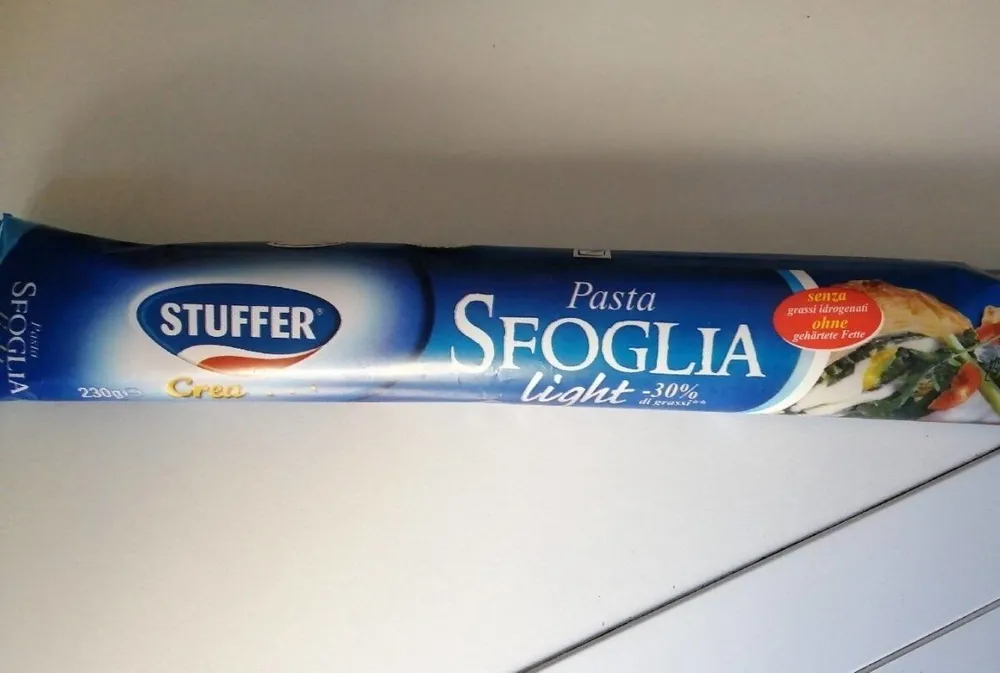 Pasta sfoglia light
