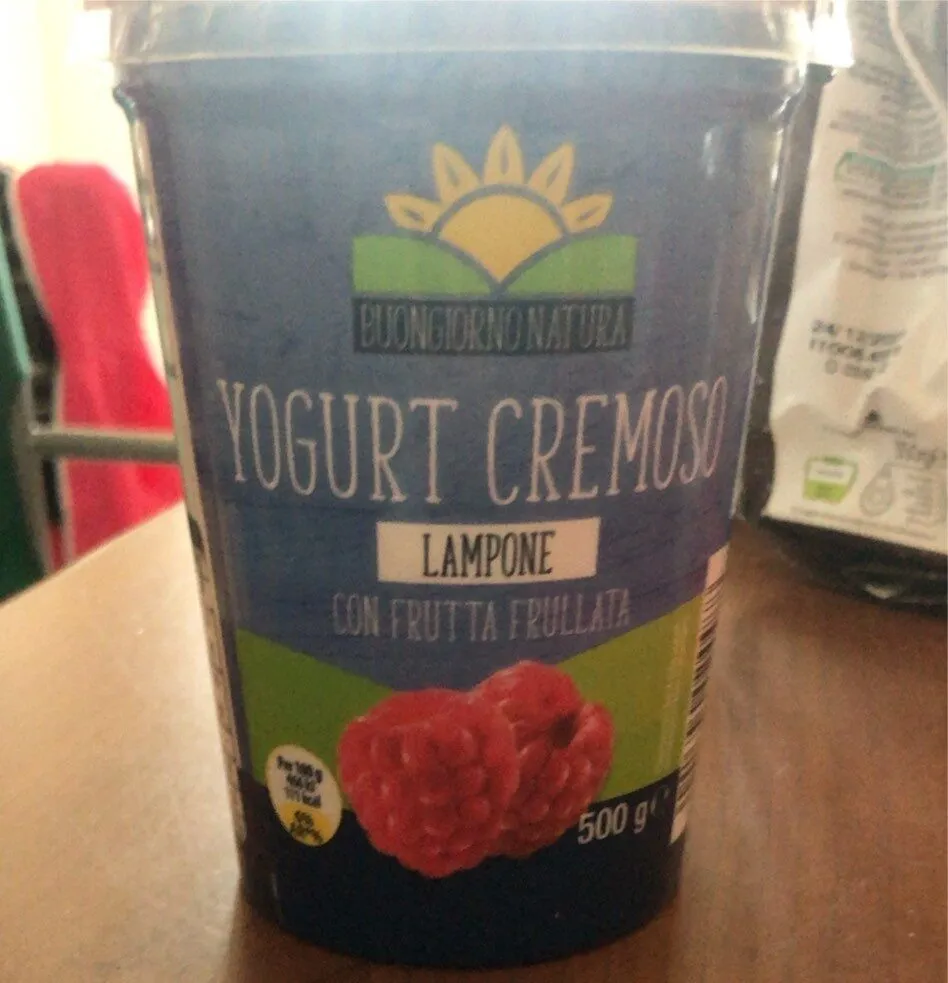 Yogurt cremoso lampone