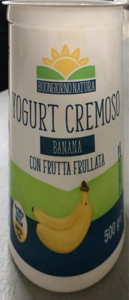 Yogurt cremoso banana