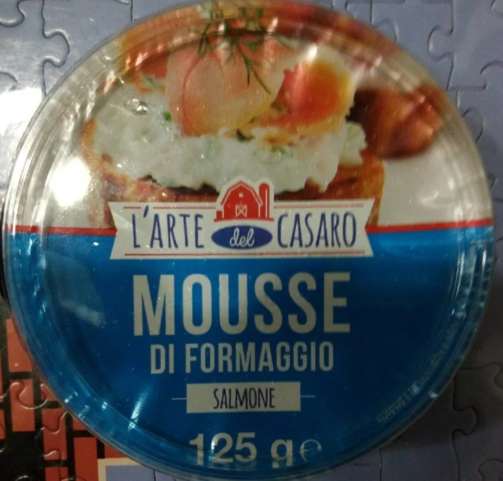 Mousse di formaggio al salmone