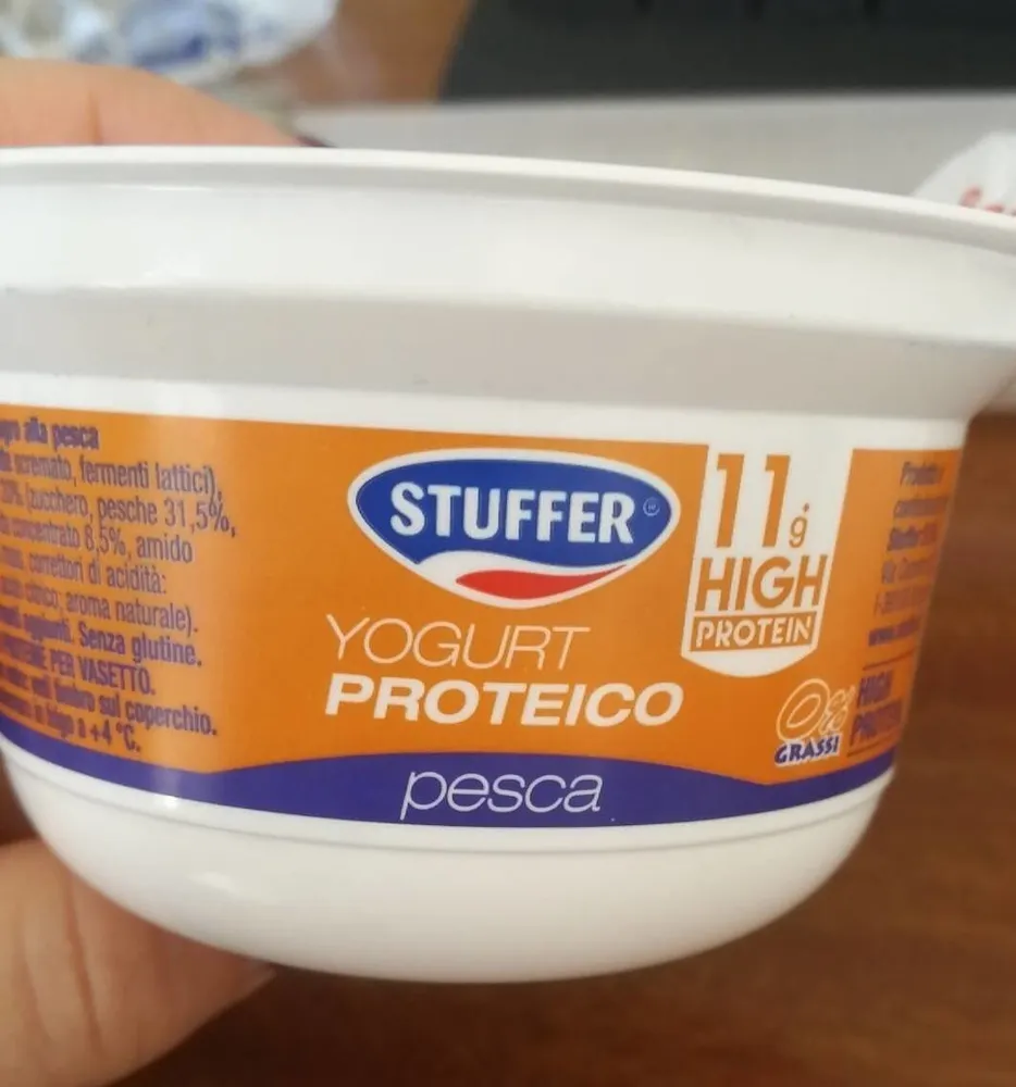 Yogurt proteico pesca