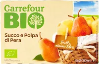 Succo e polpa di pera