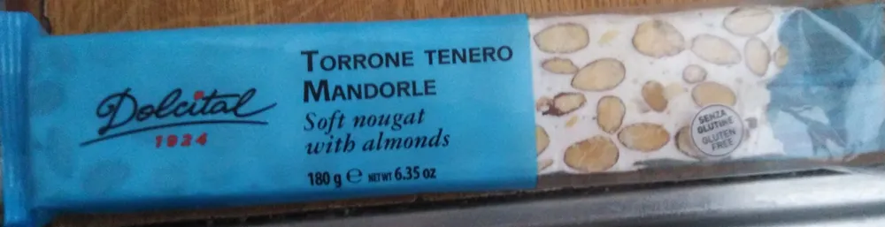 Torrone tenero Mandorle - nougat tendre aux amandes