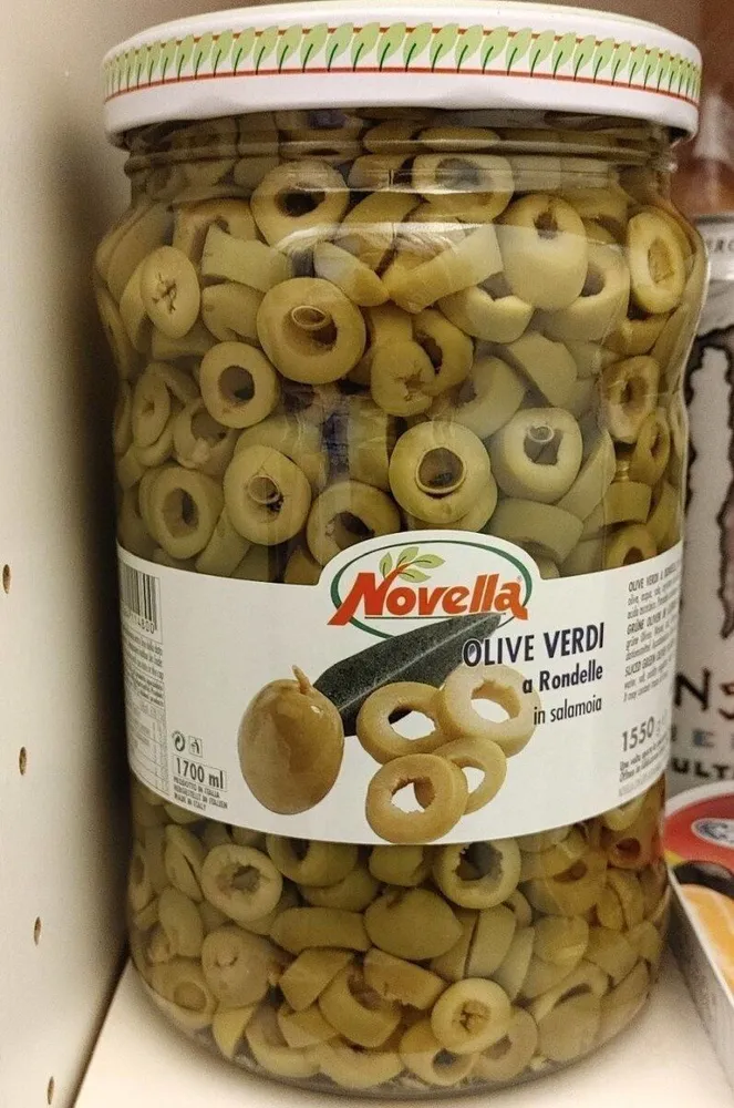 Olive verdi a rondelle