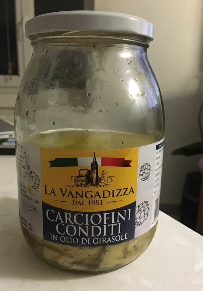 Carciofini conditi in olio di girasole