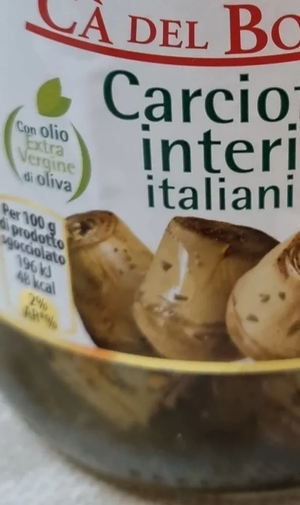Carciofi interi Italiani