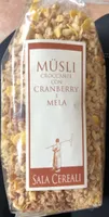 Müsli croccante con cranberry e mela