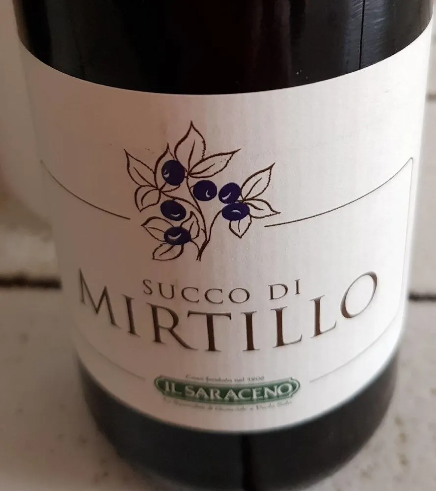 Succo di mirtillo da concentrato