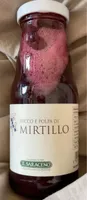Succo e polpa di mirtillo