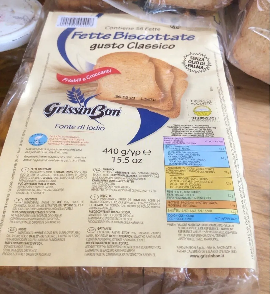 Fette Biscottate gusto Classico