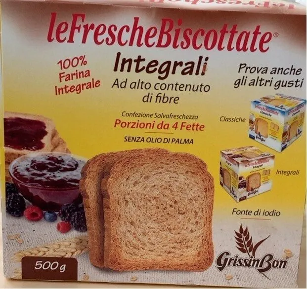 Fette biscottate integrali